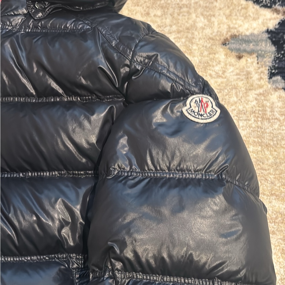 Moncler Navy Puffer Jacket